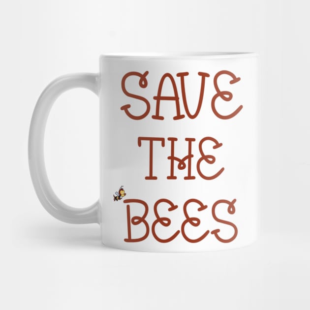 Save the bees by Hundred Acre Woods Designs